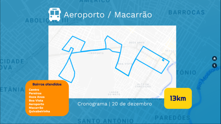 Viação Santa Clara retoma cinco linhas ao itinerário do transporte coletivo