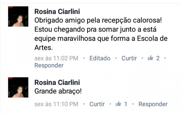 Rosina-Ciarlini-agradece-recepção-como-diretora-da-Escola-de-Artes-e1489442189829