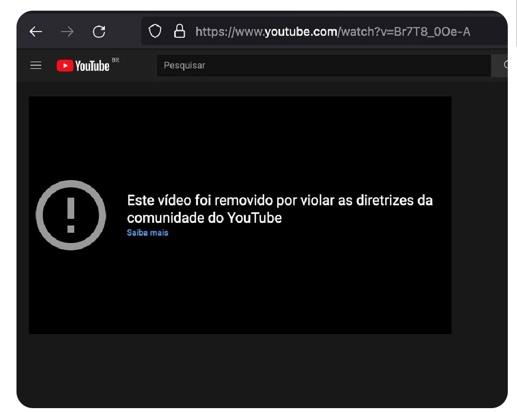 Vídeos removidos do Yutube – Blog do Barreto